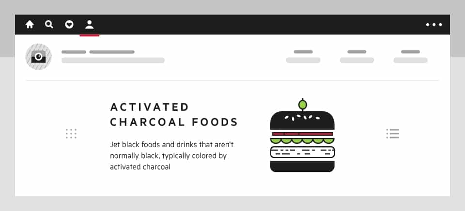 Activated Charcoal Foods