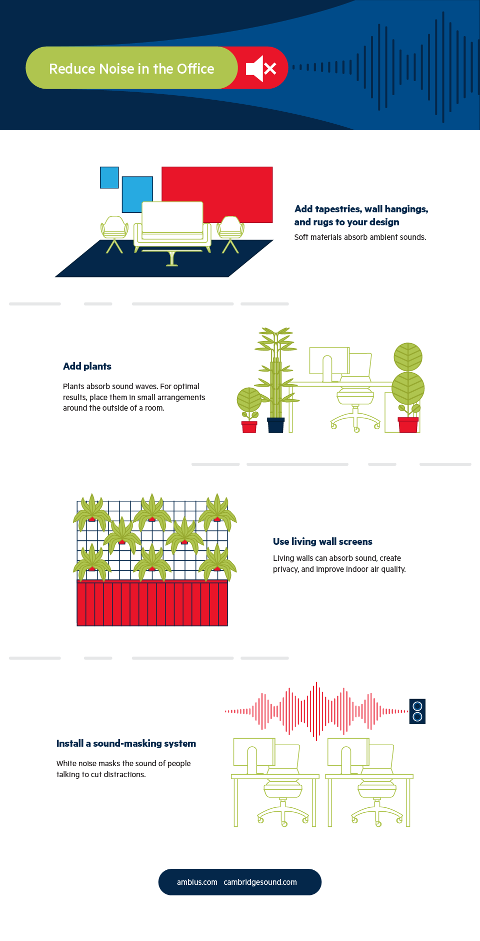 Reduce Noise in the Office