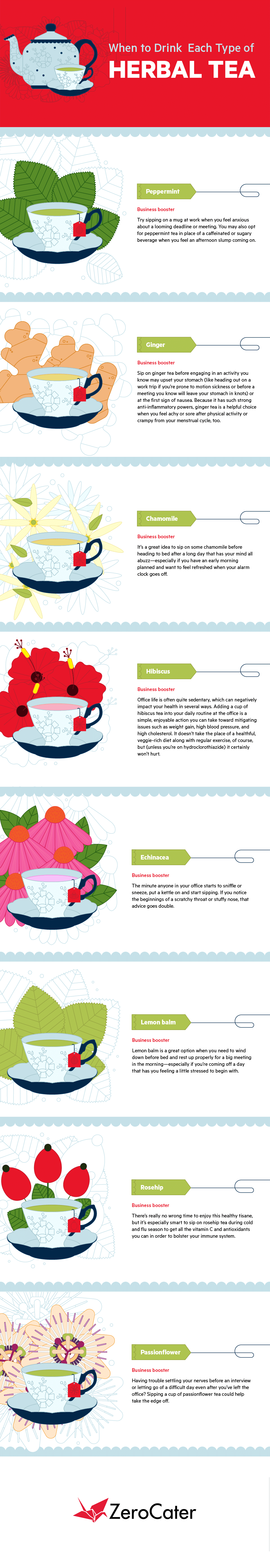 When to Drink Each Type of Herbal Tea