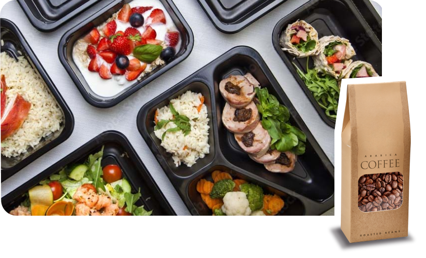 Unmatched Program Flexibility food Boxed lunches with coffee