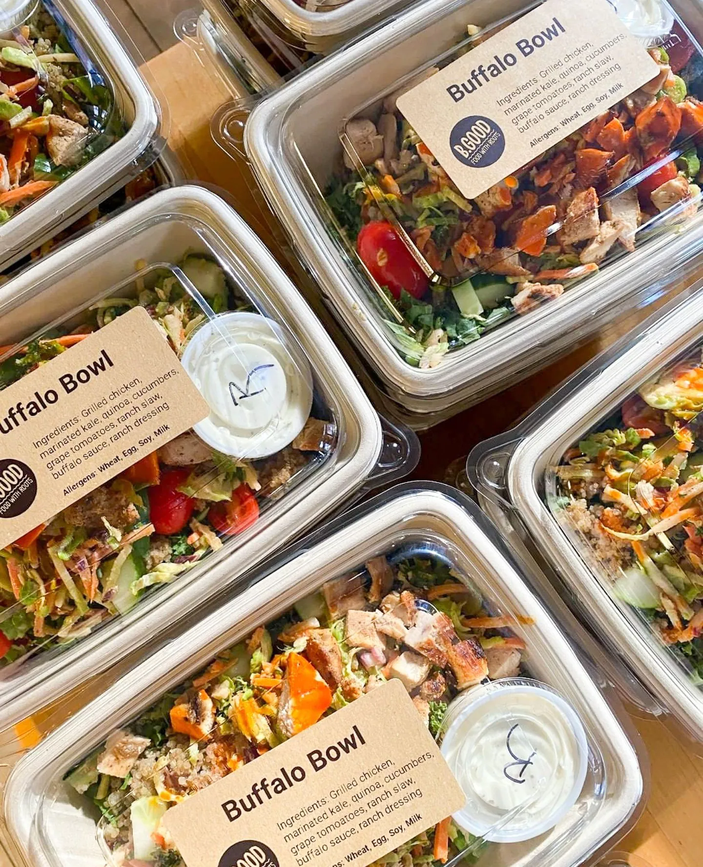 B.GOOD grain bowls and burgers for corporate catering in Boston