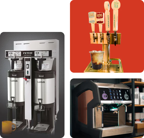 Fully managed barista program with commercial-grade cafe equipment
