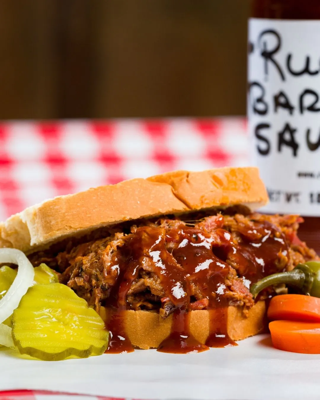 Rudy's BBQ brisket, sausage, and sides for corporate catering in Austin