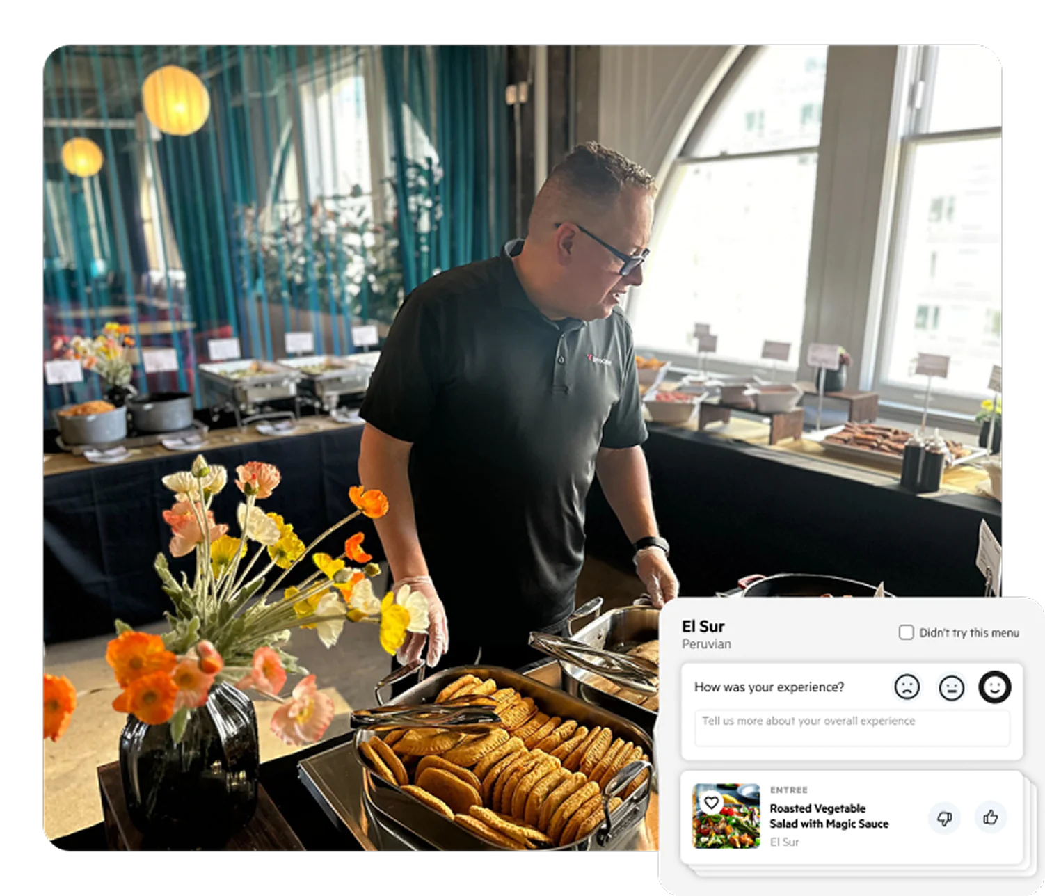 Corporate Catering Curated daily catered meals with a white-glove dining experience