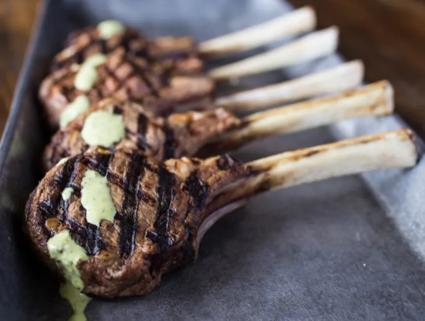 Epicurean Catering Company chef-driven plated course for an Atlanta corporate dinner