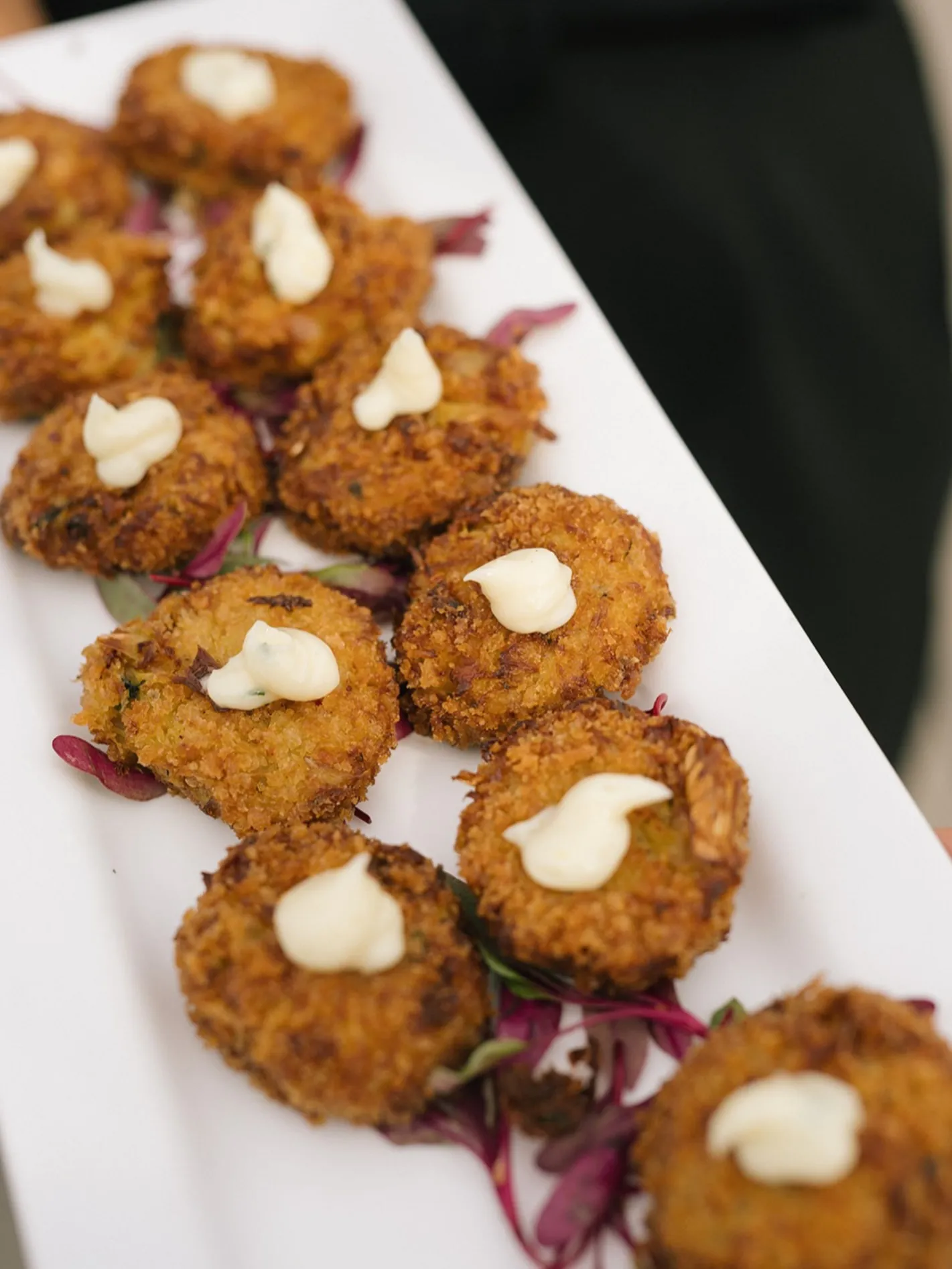 Herban Feast catering spread with seasonal Pacific Northwest dishes for a Seattle corporate event