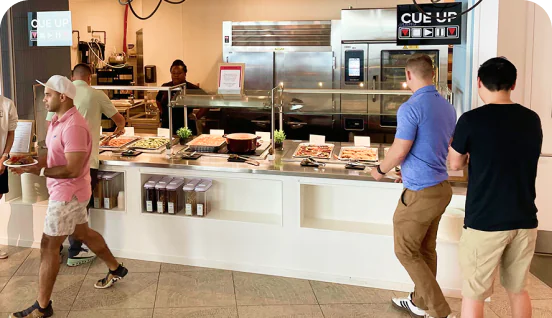 A fully-managed onsite dining experience that’s unique to your company