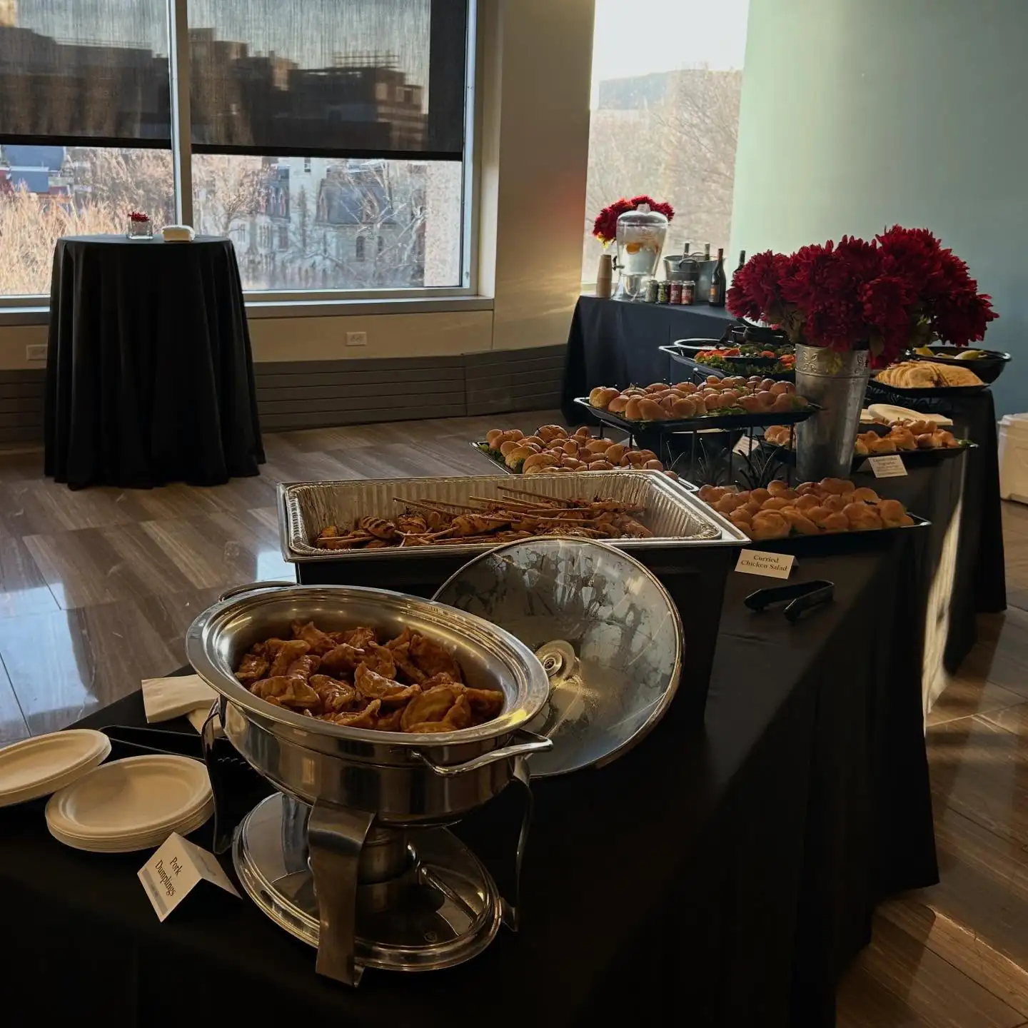 Philadelphia Catering Company box lunch and buffet service for a University City corporate meeting