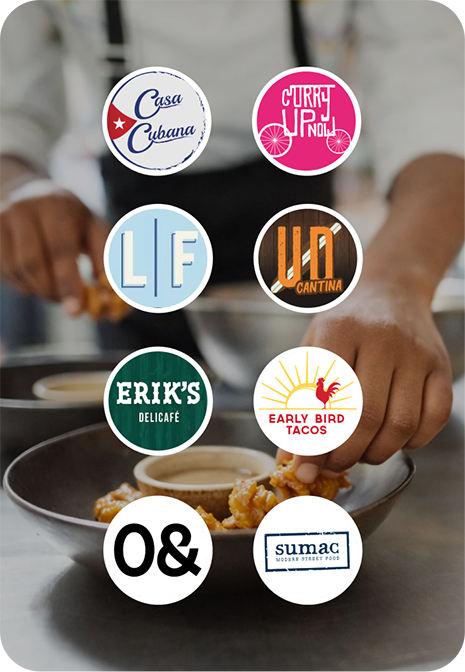 Zerocater’s catering partners Zerocater’s catering partners