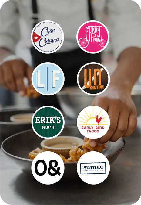 Zerocater’s catering partners Zerocater’s catering partners