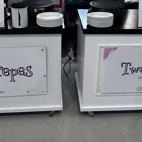 Two Crepes Catering: Live Carts, One Griddle & How to Order for a New York Office