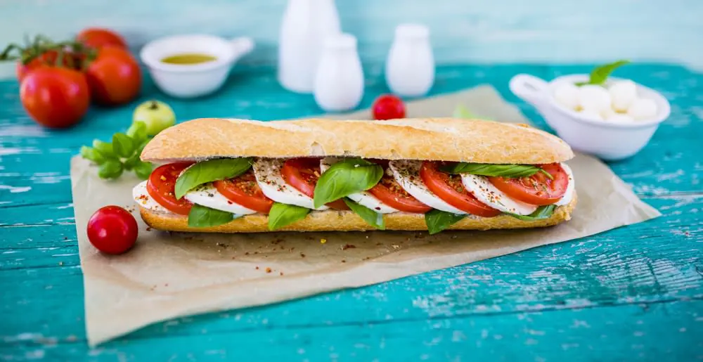 Dish Caprese Sandwich Hero