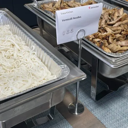 Noodles & Company Catering Guide: The Pan That Feeds Eight, the Package That Says Ten, and the Kit You Have to Return